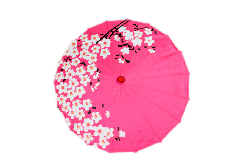 Medium Cherry Blossom Parasol - Pink